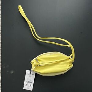 Marimekko Karla Mini Multi Yellow Leather Bag Purse Crossbody Shoulder